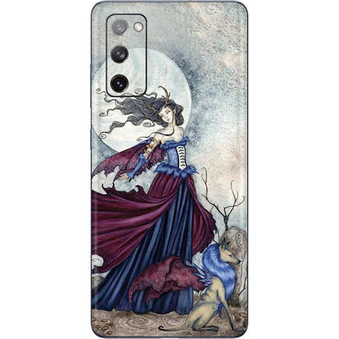 Amy Brown The Moon is Calling Fairy and Dragon Galaxy S20 Fan Edition Skin